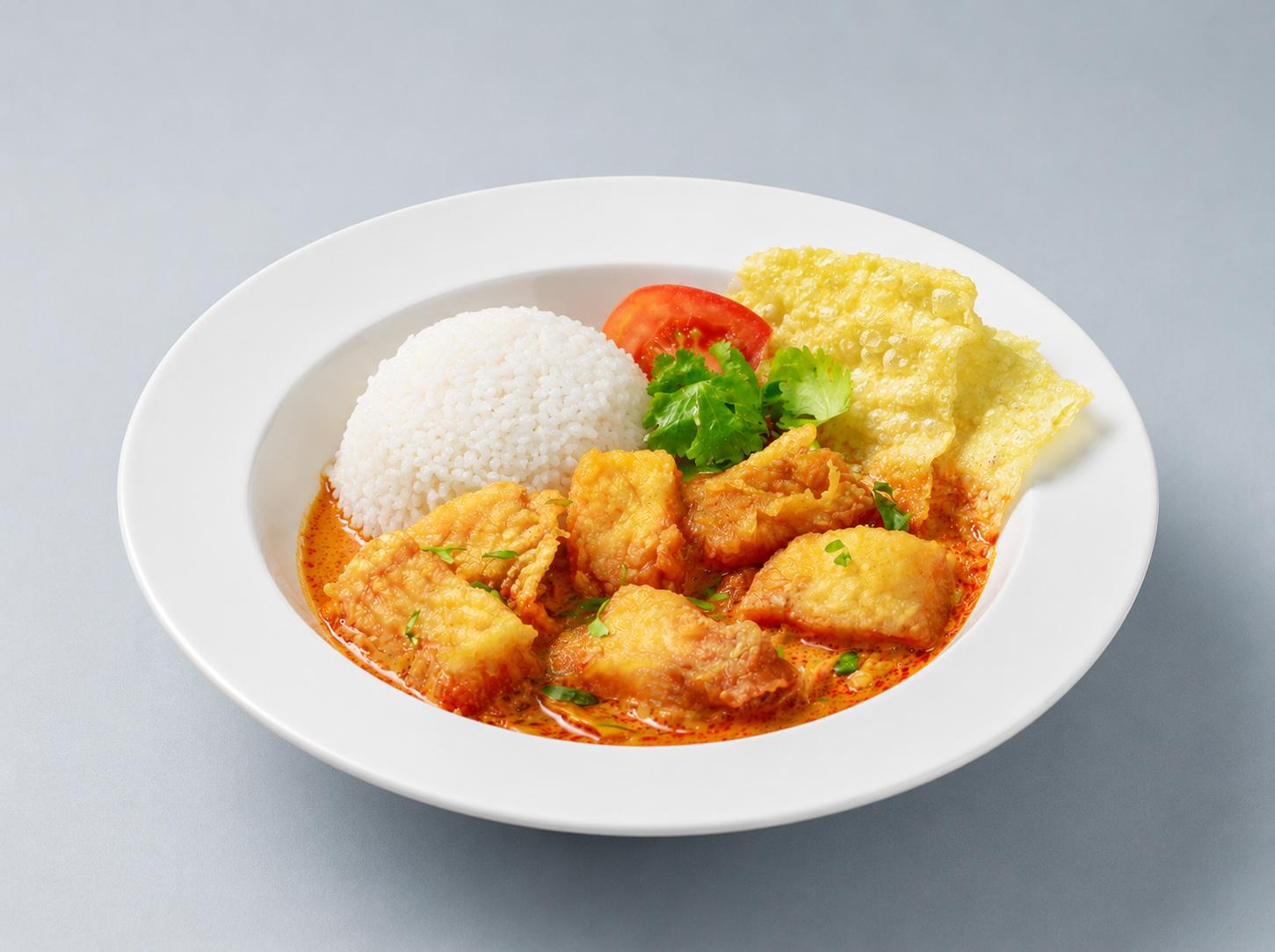 Curry Fried Fish Rice
